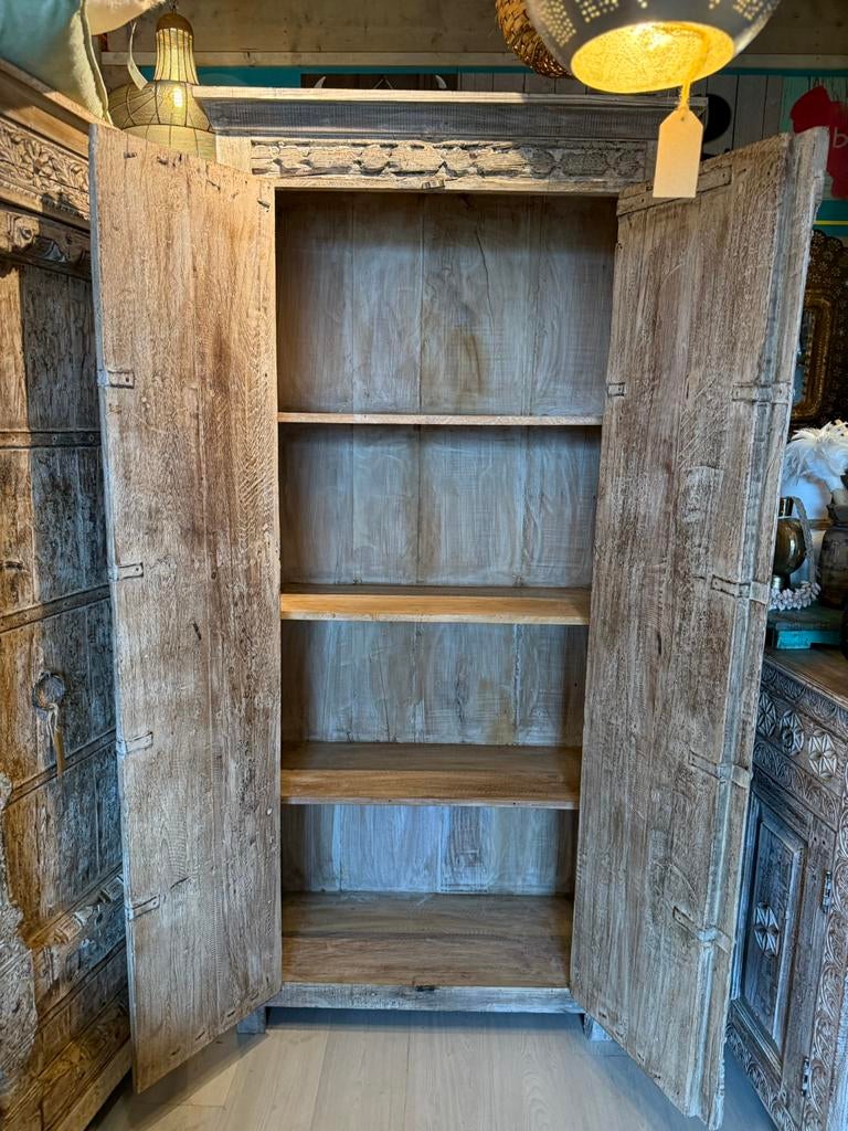 Gave India/Ibiza style kast, Huis en Inrichting, Kasten | Buffetkasten, Ophalen, Nieuw, 50 tot 100 cm, Minder dan 100 cm