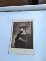 REMBRANDT. PORTRET  VAN EEN VROUW, Ophalen of Verzenden, Voor 1920, Overige thema's