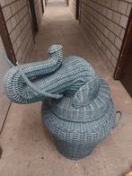 Rotan Olifant Opbergmand, Ophalen, Minder dan 50 cm, Gebruikt, Minder dan 50 cm