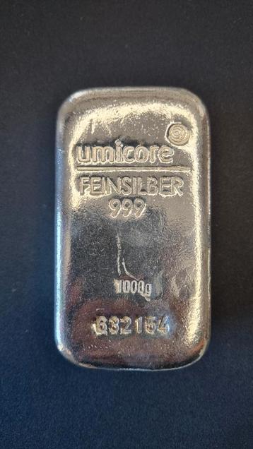 1 kg zilverbaar - 999 zilver beschikbaar voor biedingen