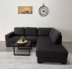 Hoekbank Donkergrijs - Direct leverbaar, Huis en Inrichting, Banken | Bankstellen, Hoekbank, Ophalen of Verzenden, Zo goed als nieuw