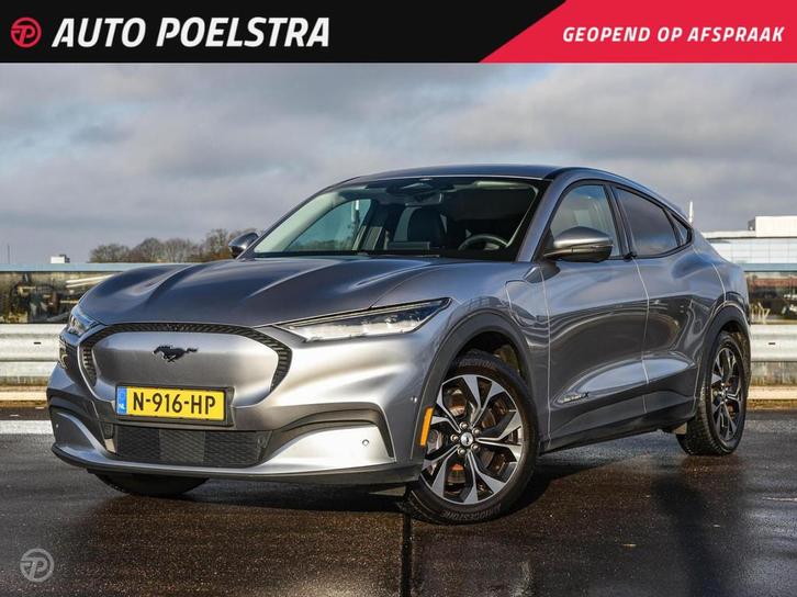 Ford Mustang Mach-E Extended RWD 98 kWh Leder B&O 360 Camera, Auto's, Ford, Bedrijf, Te koop, Mustang, 360° camera, ABS, Achteruitrijcamera