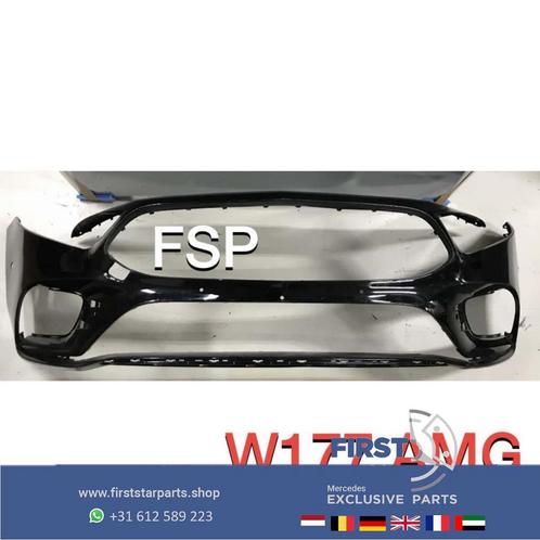 W177 AMG VOORBUMPER Mercedes A Klasse ZWART 2018-2021 ORIGIN, Auto-onderdelen, Carrosserie en Plaatwerk, Bumper, Mercedes-Benz