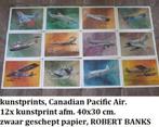 CANADIAN AIR, unieke kunstset van Robert Banks, 12 prints, Ophalen of Verzenden, Zo goed als nieuw, Kaart, Foto of Prent