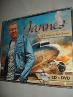 Jannes- Wij vieren het leven- BOX- CD + DVD- (NIEUW), Verzenden, Nieuw in verpakking, Levenslied of Smartlap, Boxset
