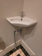 Sphinx wasbak met klassieke landelijke kraan, Ophalen, Gebruikt, Chroom, Wastafel