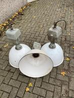 Set van 6 emaille- industriële lampen, Huis en Inrichting, Lampen | Hanglampen, La belle porte, Jurgen.hoogenboezem@gmail.com