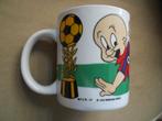 3 bekers F.C.B sport Elmer Fudd en Daffy Duck Sylvester 1997, Ophalen, Looney Tunes, Gebruikt, Gebruiksvoorwerp