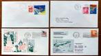 FDC USA Ruimtevaart thema, 9 stuks, onbeschreven, Verzenden, Onbeschreven, Rest van de wereld