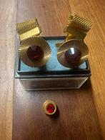 Mooie manchetknopen vintage, Ophalen of Verzenden, Zo goed als nieuw, Overige materialen