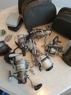 Complete set vismolens + accessoires – netjes gebruikt, Watersport en Boten, Hengelsport | Zeevissen, Ophalen of Verzenden, Complete set