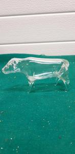 -	Beeld mondgeblazen koe, glas, Ophalen of Verzenden