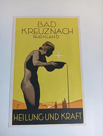 Art deco brochure Ludwig Hohlwein Bad Kreuznach  beschikbaar voor biedingen