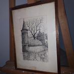 Pentekening van Werner Vergauwen - 44x31 cm, Antiek en Kunst, Ophalen of Verzenden