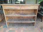 Open kast eiken met 2 laden, multifunctioneel, Ophalen, Gebruikt
