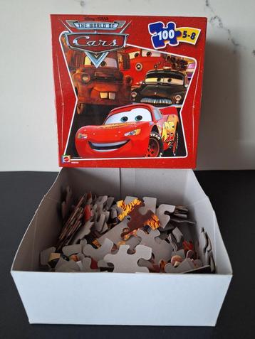 Cars puzzel - 100 stukjes  beschikbaar voor biedingen