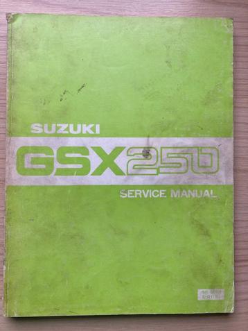 Suzuki GSX250 GSX400 1980-1981 Service Manuals beschikbaar voor biedingen