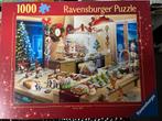 Ravensburger kerstpuzzel 1000 stukjes, Hobby en Vrije tijd, Denksport en Puzzels, Ophalen of Verzenden, 500 t/m 1500 stukjes, Zo goed als nieuw