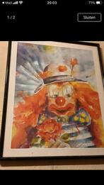 Aquarel clown ( ingelijst), Ophalen