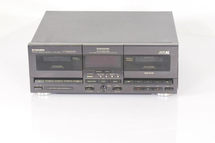 Pioneer CT-Z470WR dubbel cassettedeck (niet getest), Audio, Tv en Foto, Cassettedecks, Dubbel, Overige merken, Ophalen of Verzenden