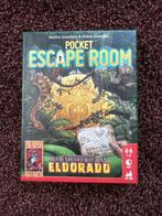 pocket escaperoom Het mysterie van eldorado, Hobby en Vrije tijd, Gezelschapsspellen | Kaartspellen, Een of twee spelers, Ophalen of Verzenden