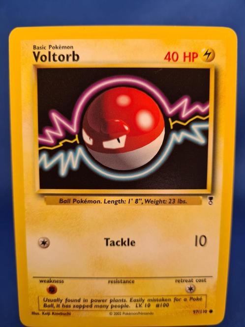 Voltorb 97/110 - Legendary Collection, Hobby en Vrije tijd, Verzamelkaartspellen | Pokémon, Gebruikt, Losse kaart, Verzenden