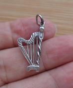 zilveren vintage bedel harp [448], Overige merken, Verzenden, Zo goed als nieuw, 1 bedel