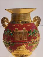 High Detailed Decorative Vase - quality item- 16cm, Overige materialen, Nieuw, Oranje, Ophalen of Verzenden