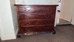 Massief houten ladekast / commode – klassiek, Ophalen, Gebruikt, 50 tot 100 cm, 3 of 4 laden
