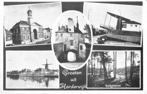 (387-052-011) Harderwijk Groeten uit, Verzamelen, Ansichtkaarten | Nederland, Gelderland, Voor 1920, Verzenden