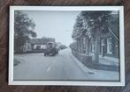 Oosterwolde ( Gld ) Zwarteweg  ingelijste foto., Ophalen of Verzenden