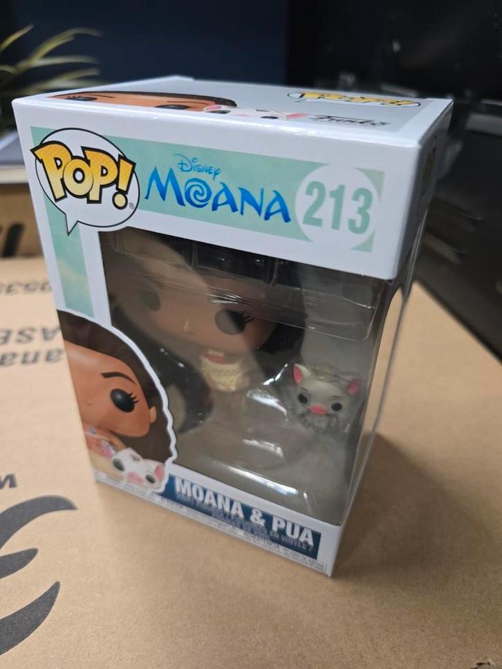 Pop Disney: Moana - Moana & Pua Funko Pop #213 Merk: Funko, Verzamelen, Poppetjes en Figuurtjes, Zo goed als nieuw, Ophalen of Verzenden