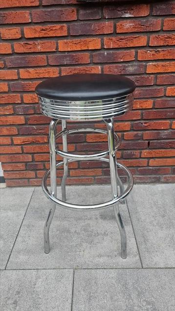 Retro barkruk chrome beschikbaar voor biedingen
