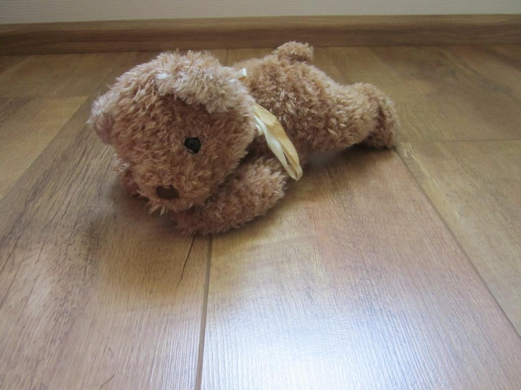 Anna Club Plush The Leather Tag Line lichtbruin pluche beer, Kinderen en Baby's, Speelgoed | Knuffels en Pluche, Ophalen of Verzenden