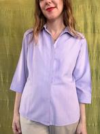 Vintage blouse, maat 40/L - paars (lila) - 3/4 mouw -, Maat 38/40 (M), Paars, Ophalen of Verzenden, Vintage