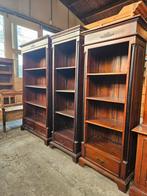 Set prachtige mahoniehouten boekenkasten / bibliotheekkasten, Ophalen