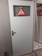 Vier stompe deuren met glas, Ophalen, Gebruikt, 200 cm of meer, 50 tot 100 cm