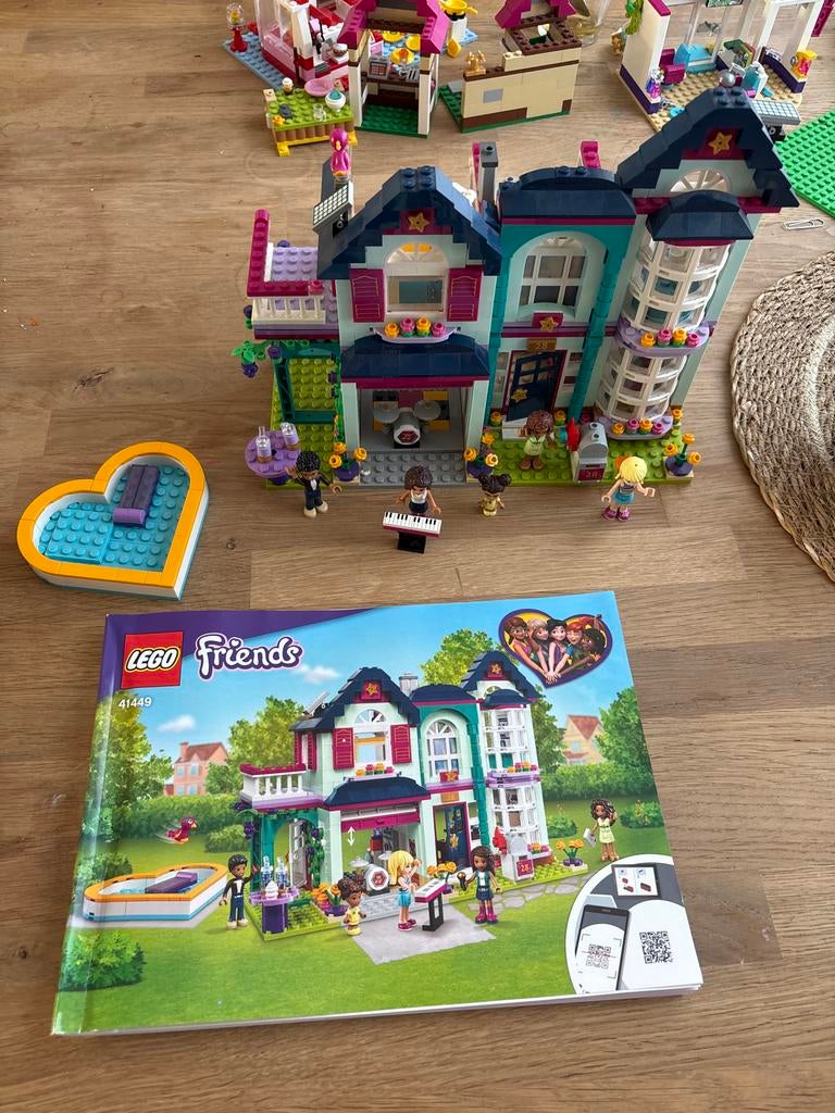 LEGO Friends Andrea's Familiehuis - 41449, Ophalen, Zo goed als nieuw, Complete set, Lego