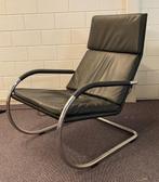 Fauteuil - merk TECTA - type D35 + Voeten-Hocker C 35, Ophalen, Gebruikt, Riet of Rotan, 75 tot 100 cm