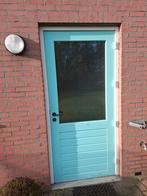 Hardhouten Buitendeur zonder Kozijn, Ophalen, Gebruikt, 80 tot 100 cm, Buitendeur