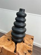 Mooie zwarte vaas, 32 cm hoog, Ophalen, Steen, Zwart, Zo goed als nieuw