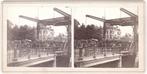 Stereofoto Rotterdam 4 - Noorderbrug - Koninlijk Bezoek ?, Verzamelen, Gebruikt, Foto, Ophalen of Verzenden, Voor 1940