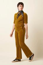 King louie corduroy rib jumpsuit M / 38, Kleding | Dames, Jumpsuits, Ophalen of Verzenden, Zo goed als nieuw, Maat 38/40 (M), Groen
