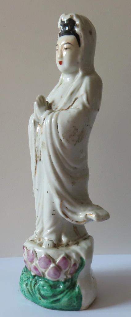 Uit inboedel: Antiek porseleinen chinees beeld,Guanyin, incl, Antiek en Kunst, Kunst | Niet-Westerse kunst, Verzenden