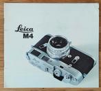 Leica M4 Brochure - Zeldzaam!, Ophalen of Verzenden, Gelezen, Leica, Catalogus