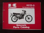 KAWASAKI KE175 D 1980 parts catalog KE 175 onderdelen boekje, Motoren, Ophalen of Verzenden, Kawasaki