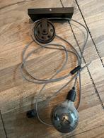Industriële Hanglamp met Katrol, Ophalen, Zo goed als nieuw, Metaal, Minder dan 50 cm