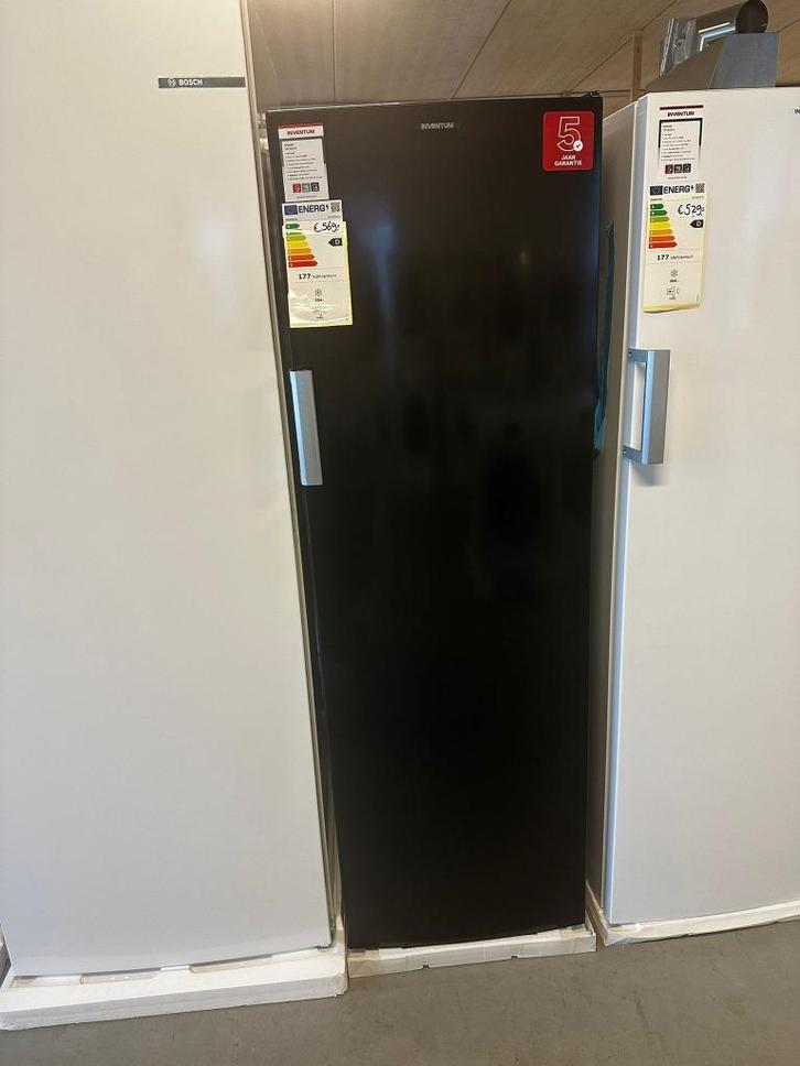 Inventum vrieskast 170 cm no frost zwart, Witgoed en Apparatuur, Vriezers en Diepvrieskisten, Nieuw, Vrijstaand, Vrieskast, 160 cm of meer