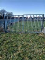 Heras poort  met paalen, Ophalen of Verzenden, IJzer