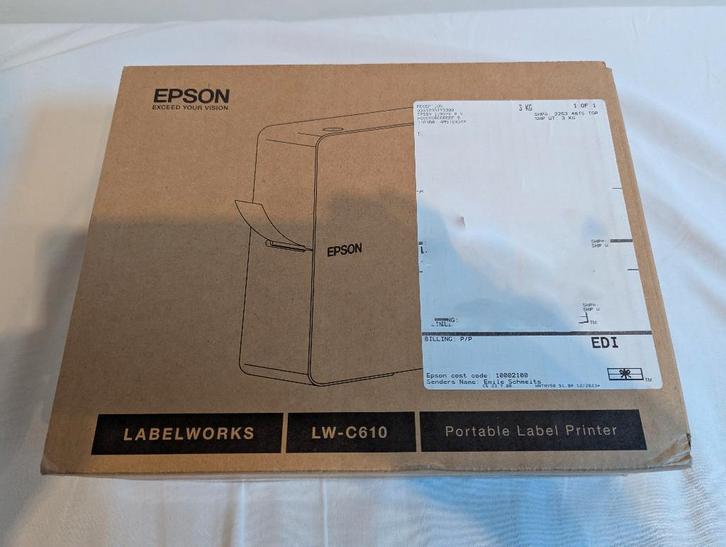 Epson LabelWorks LW-C610 Labelprinter, Computers en Software, Labelprinters, Nieuw, Qwerty, Etiket, Tape-label, Ophalen of Verzenden